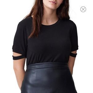 Universal Standard Cutaway Tee in Camo XL 26/28